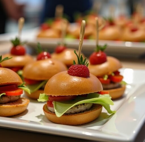 Concepts de buffets thématiques pour captiver vos invités lors d'un salon professionnel