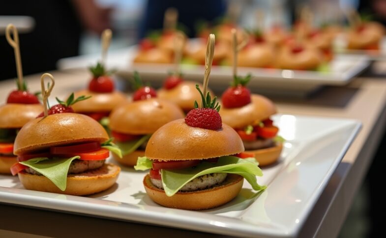 Concepts de buffets thématiques pour captiver vos invités lors d'un salon professionnel