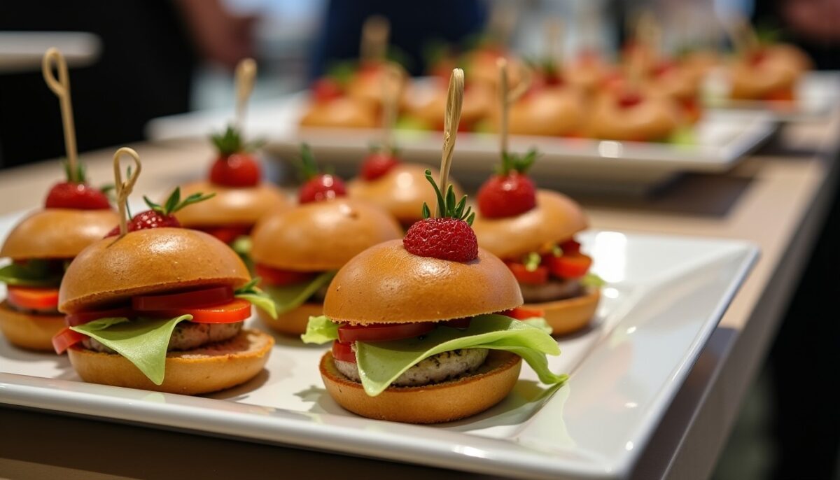 Concepts de buffets thématiques pour captiver vos invités lors d'un salon professionnel